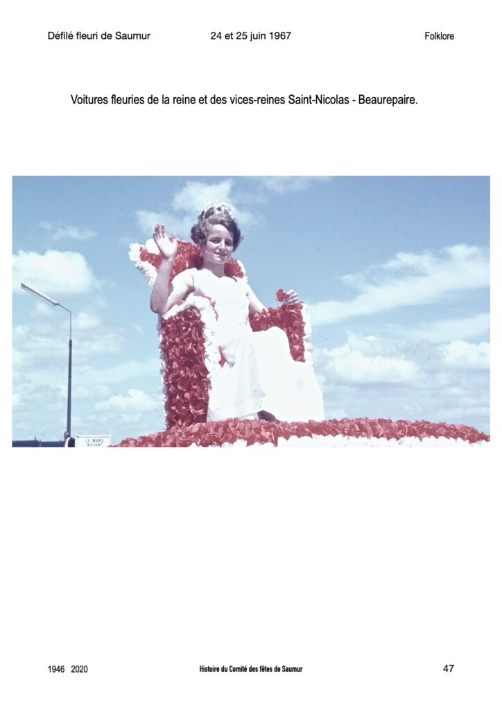 Saumur mémoires Fêtes - 1967