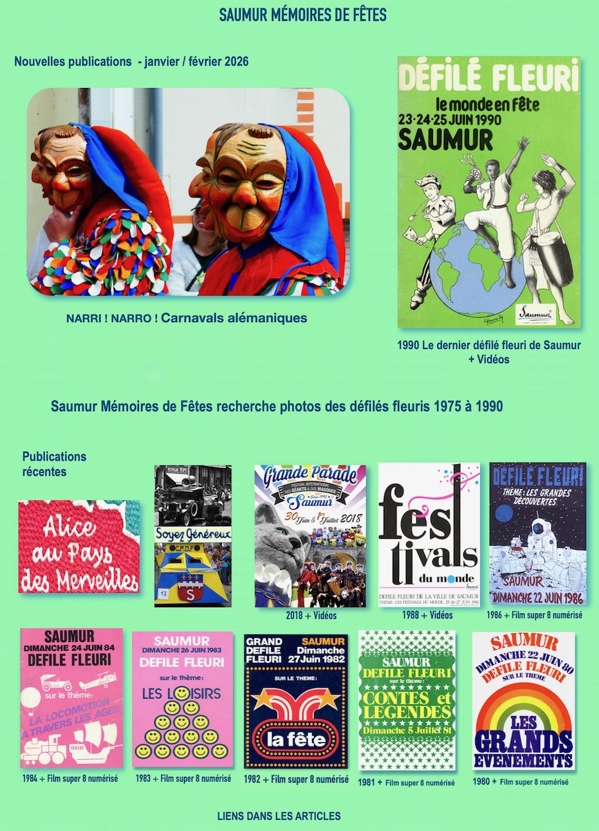 Saumur Mémoires de Fêtes 2026