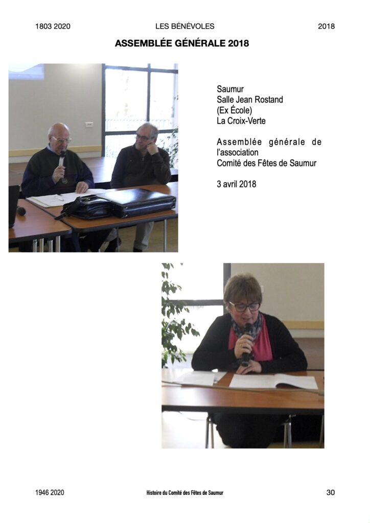 Saumur Mémoires de Fêtes