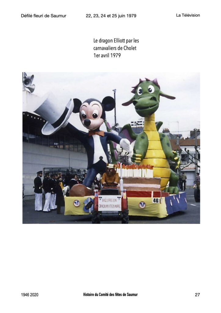 Saumur Mémoires de Fêtes - 1979