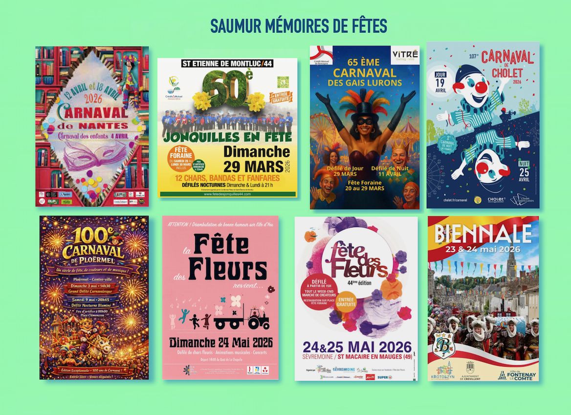 2026 Carnavals à l&rsquo;Ouest