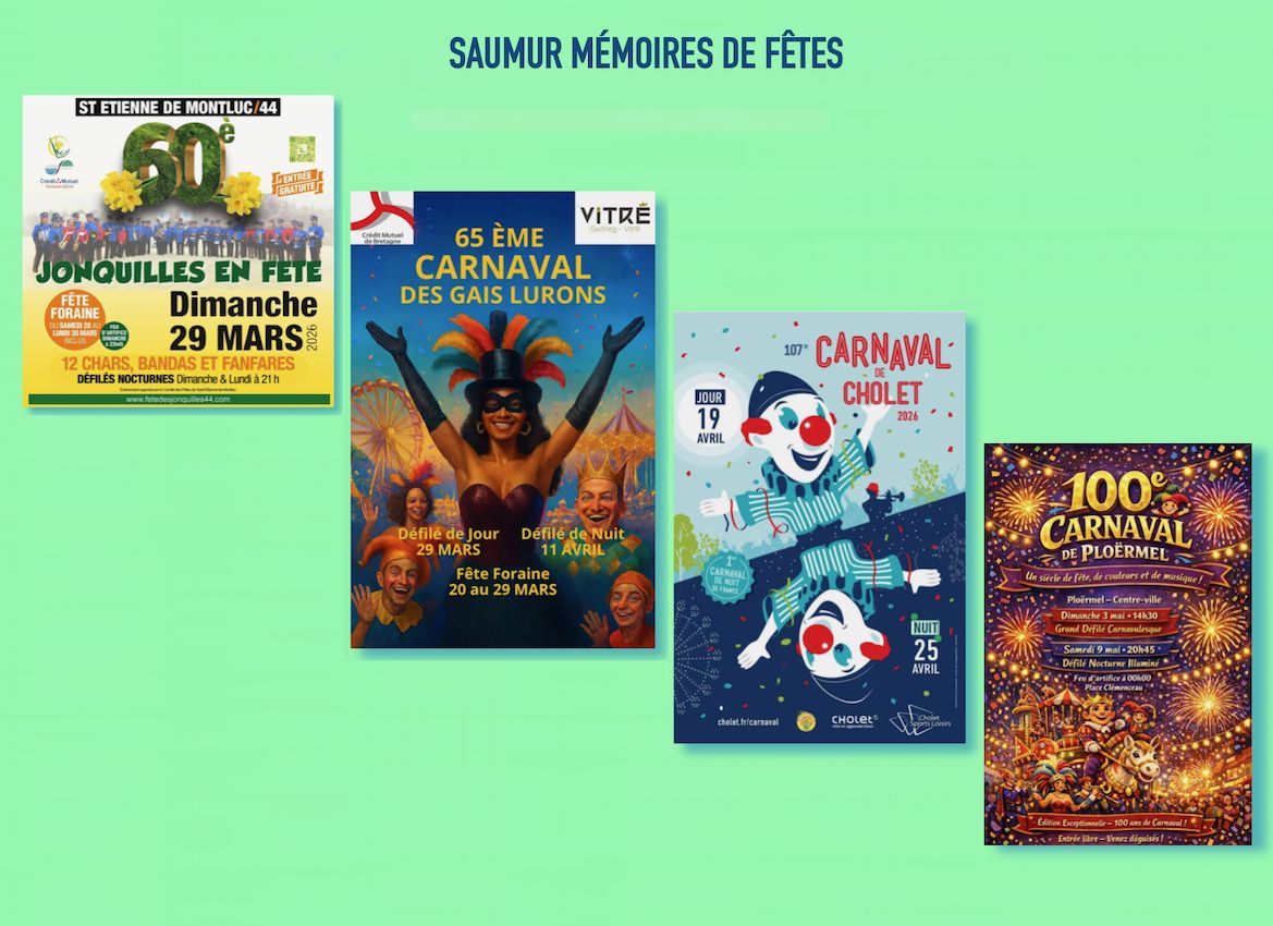 2026 Carnavals à l&rsquo;Ouest