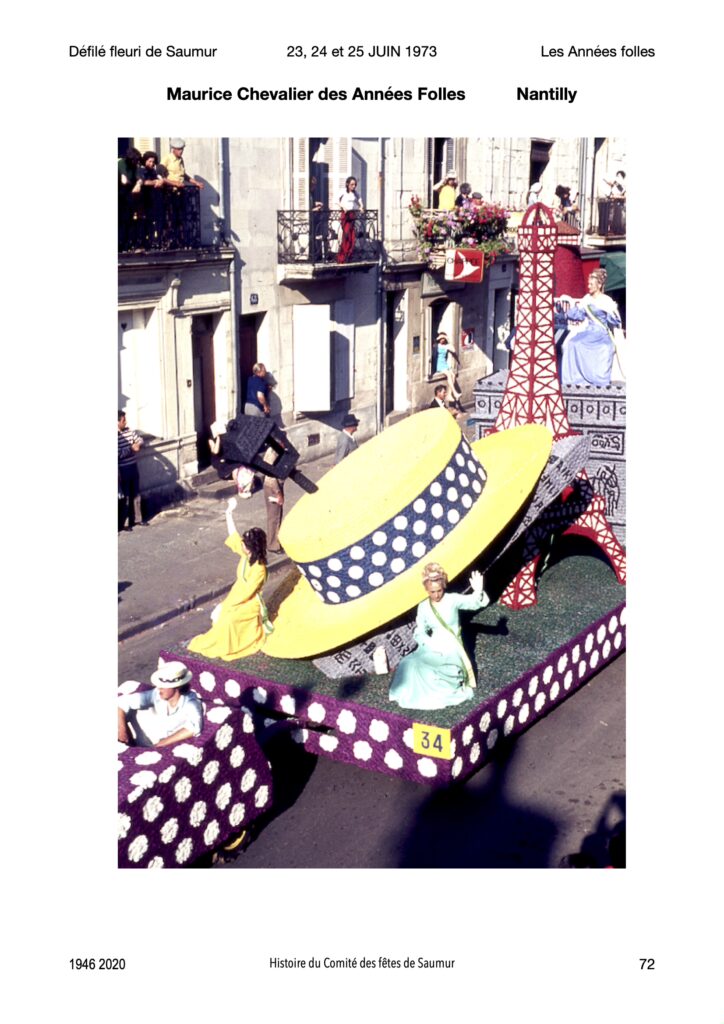 Saumur Mémoires de Fêtes - 1973