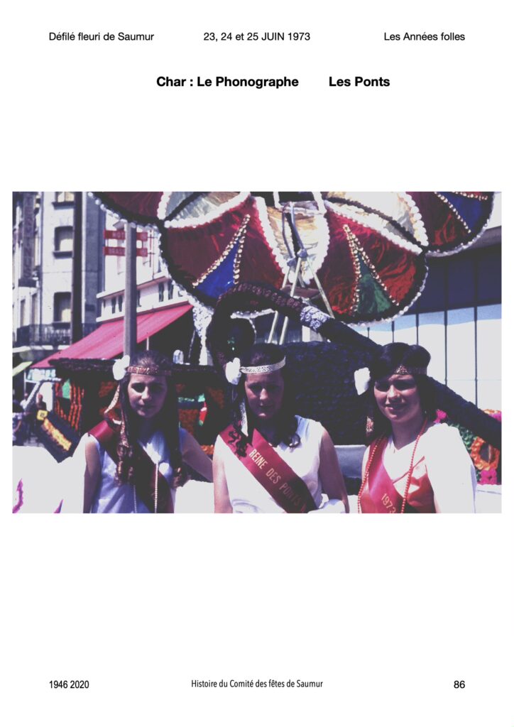Saumur Mémoires de Fêtes - 1973