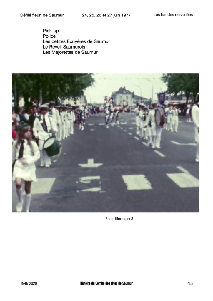Saumur Mémoires de Fêtes - 1977
